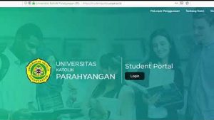 Tampilan Muka Student Portal